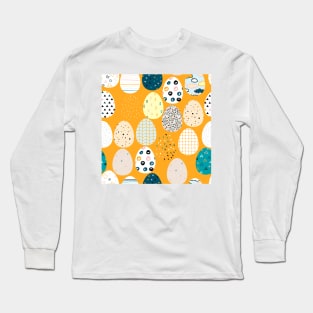 It's Easter Time • Easter Motif • Easter Eggs Long Sleeve T-Shirt